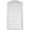 Ekena Millwork Arch Top Surface Mount PVC Gable Vent: Non-Functional, w/2"W x 1-1/2"P Brickmould Frame, 22"W x 38"H GVPAR22X3802SN - alternate 1